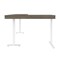 Bestar Bestar Viva 72W L-Shaped Standing Desk in walnut grey & white 19420-35 - alternate 8